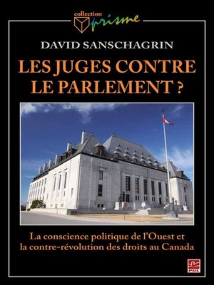 cover image of Les juges contre le parlement?